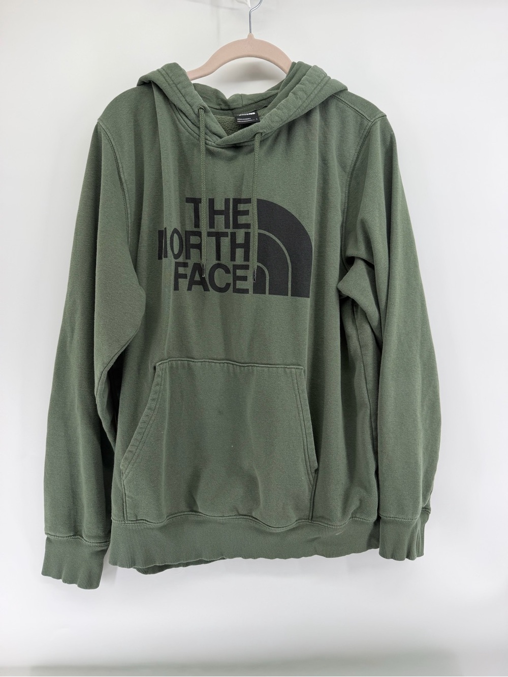 The North Face Men’s Olive Green Logo Pullover Hoodie